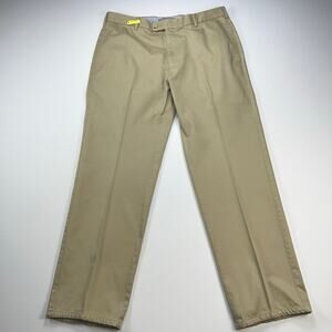 Peter Millar 100% Pima Cotton Flat Front Khaki Chino Pants Size 35